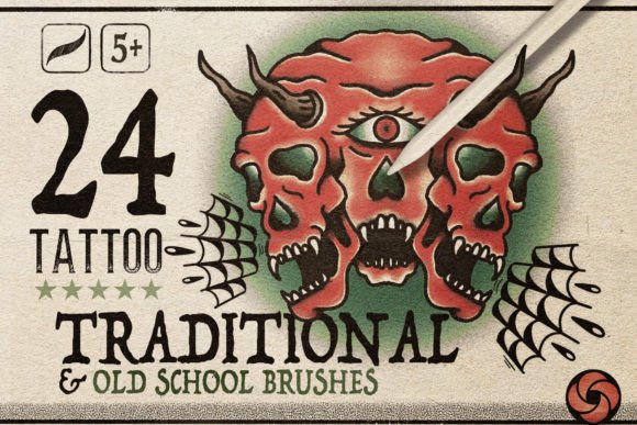 24 Traditional Tattoo Brushes: An Evaluation for Digital Artists