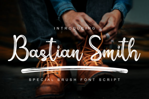 Bastian Smith: Elevate Designs with Brushed Script