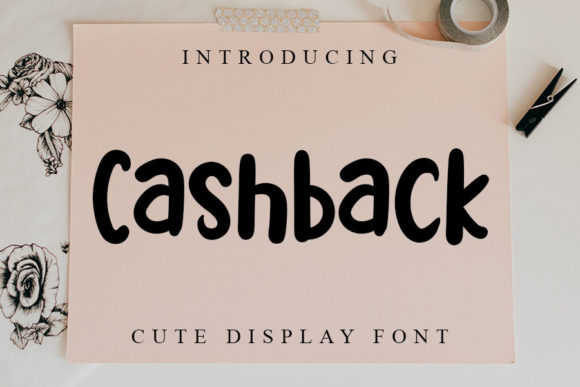 Cashback Font: Elevate Your Brand with Brushed Style