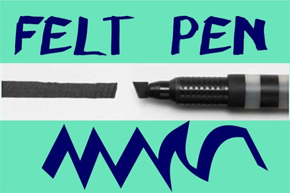 Felt Pen: The Brushed Display Font That Brings Character to Your Designs