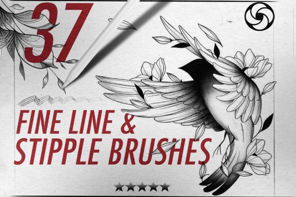 Fine Line Stipple Brushes: Elevating Digital Art with Precision and Texture