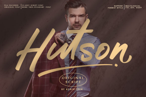 Hutson: The Brushed Script for Modern Design