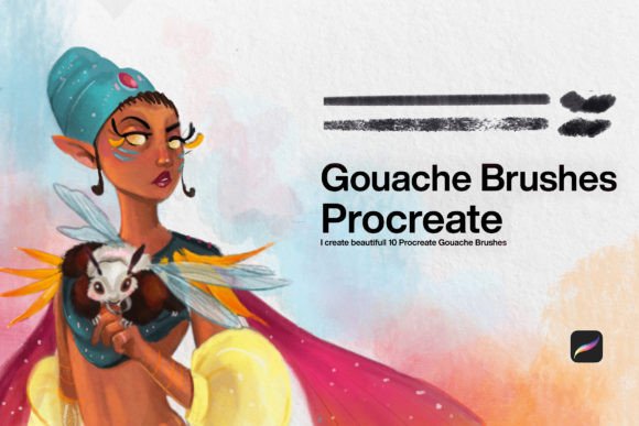 Mastering Digital Gouache: A Guide to 10 Procreate Brushes for Authentic Texture