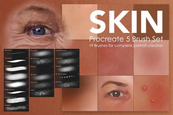 Mastering Digital Portraiture with Skin Painting Procreate Brushes