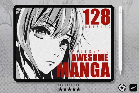 Mastering Manga Style: A Practical Review of the Awesome Manga Procreate Brushes Collection