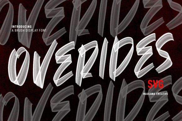 Overides: A Street Art Display Font