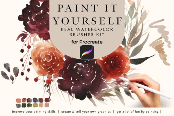 Procreate Watercolor Painting Brushes: Bringing Fluid Art to Your iPad