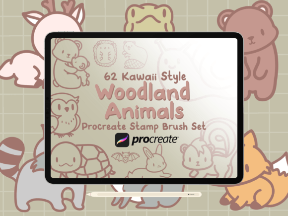Streamlining Creative Workflows with Woodland Animals Procreate Stamp Brushes