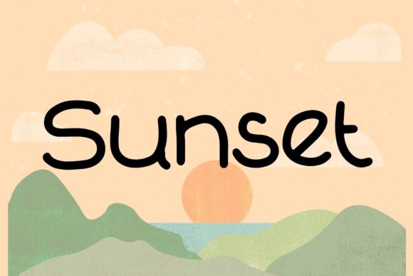 Sunset Font: Elevate Your Design Aesthetic